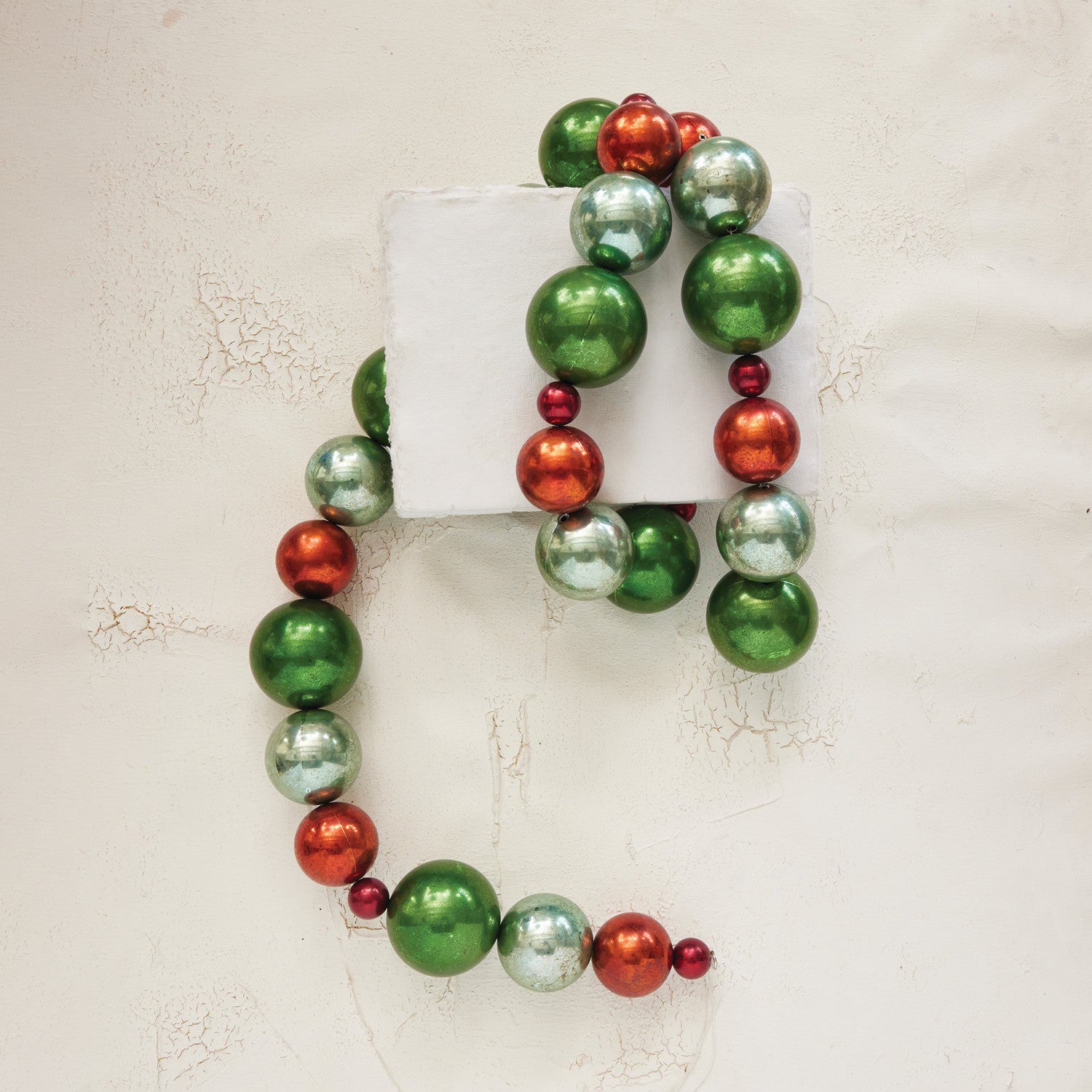 Plastic Ball Garland, Multi Color