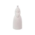 Stoneware Bisque Santa Shaped LED Light