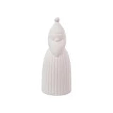 Stoneware Bisque Santa Shaped LED Light