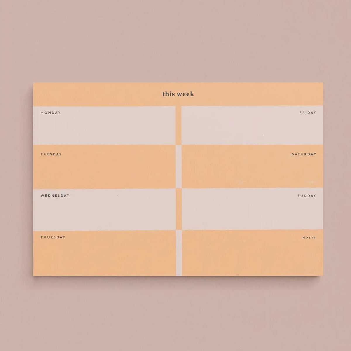 Large Week Pad