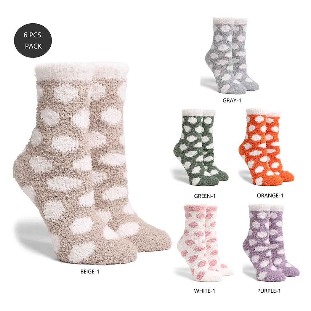Polka Dot Winter Socks