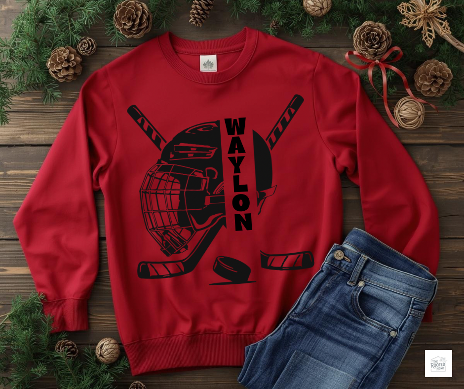 Pre-Order Hockey Helmet with Player Name Top