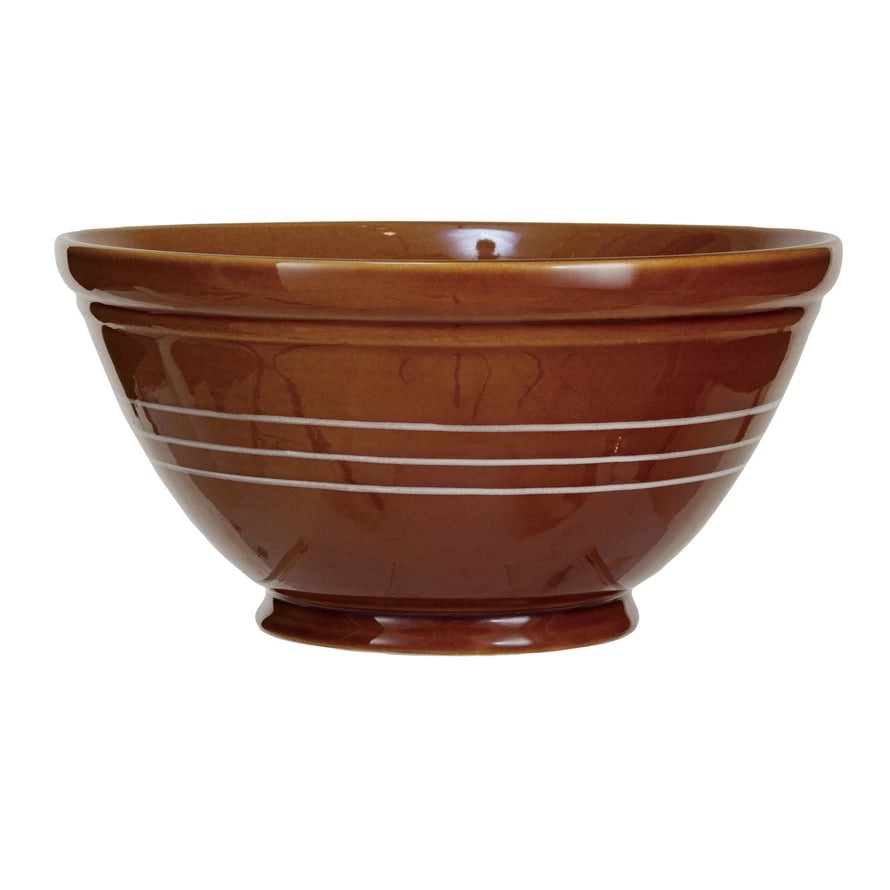 Brown Mixing Bowl