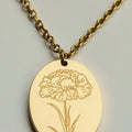 Birth Flower Necklace