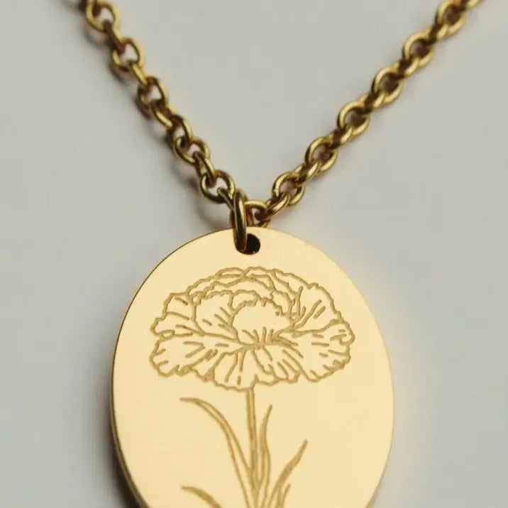 Birth Flower Necklace