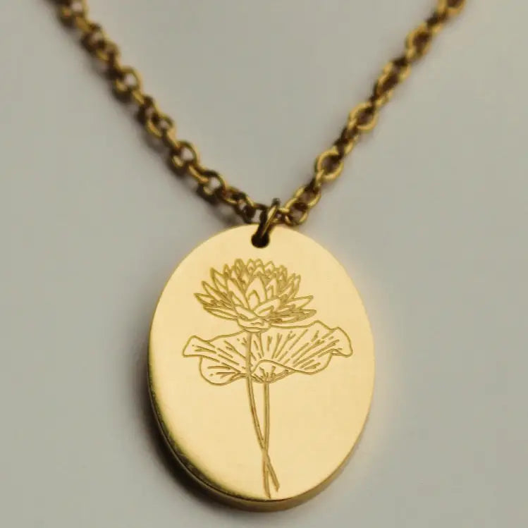Birth Flower Necklace