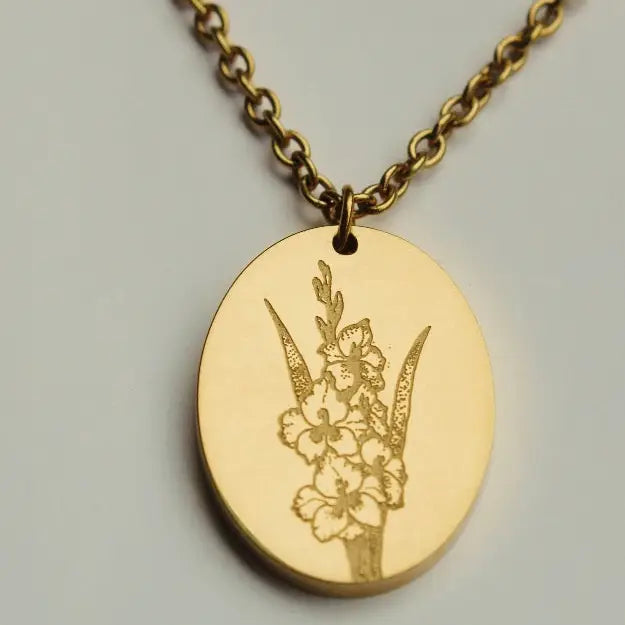 Birth Flower Necklace
