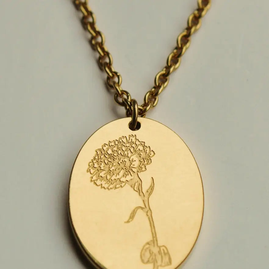 Birth Flower Necklace