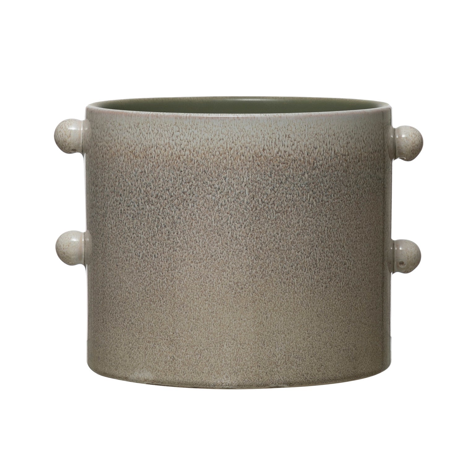 Stoneware Cream Planter