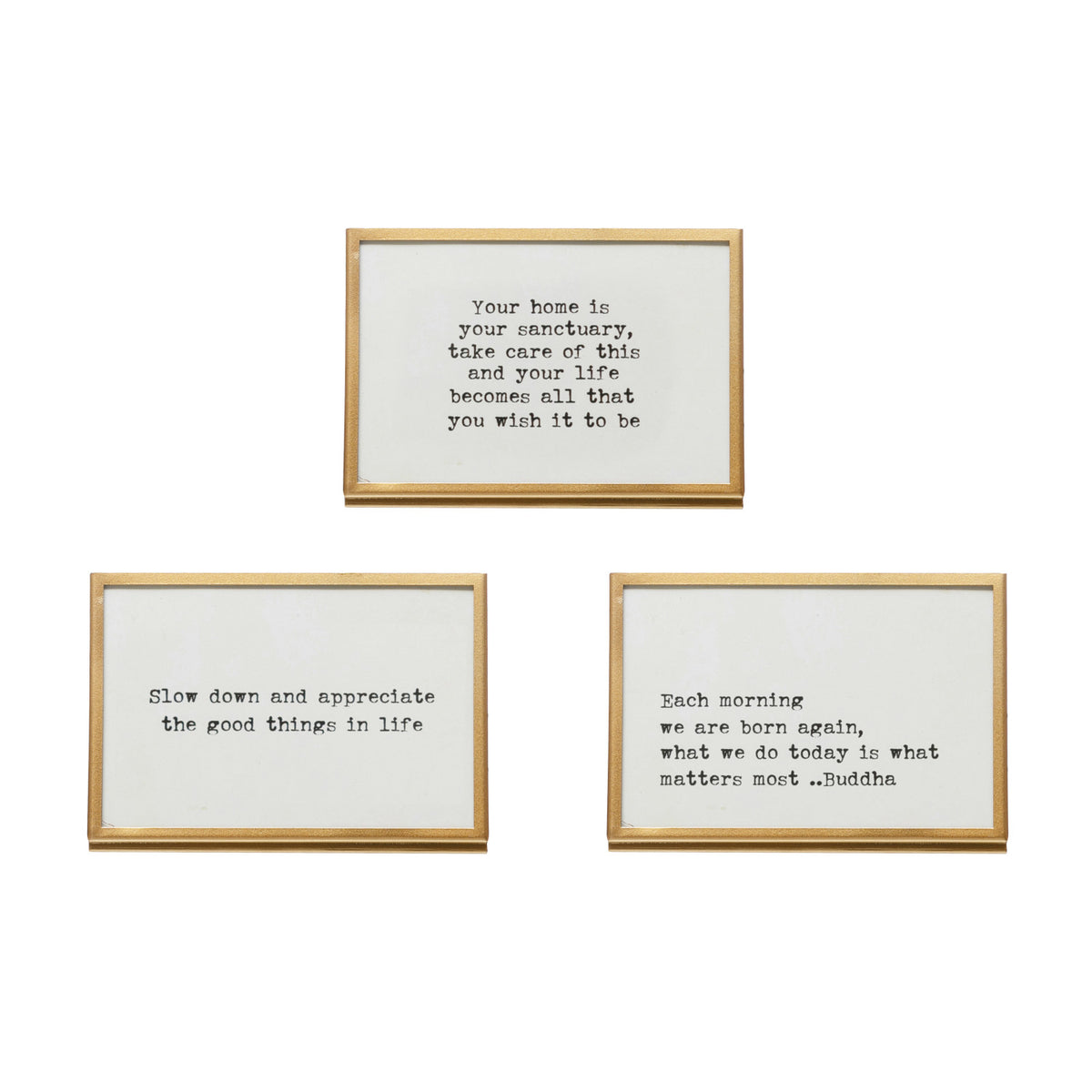 Gold Frame on Easel