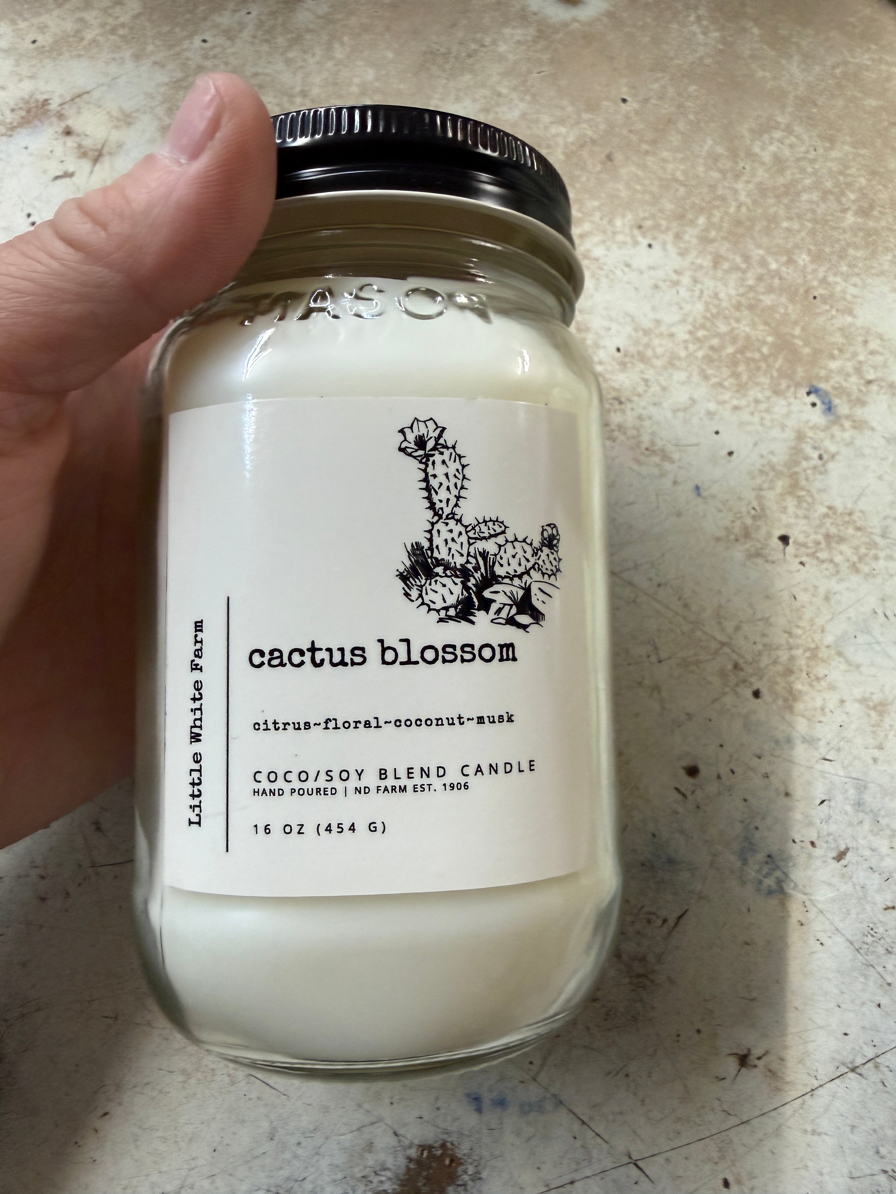 Little White Farm Candle