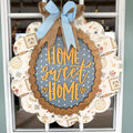 Home Sweet Home Vintage Scalloped Sign