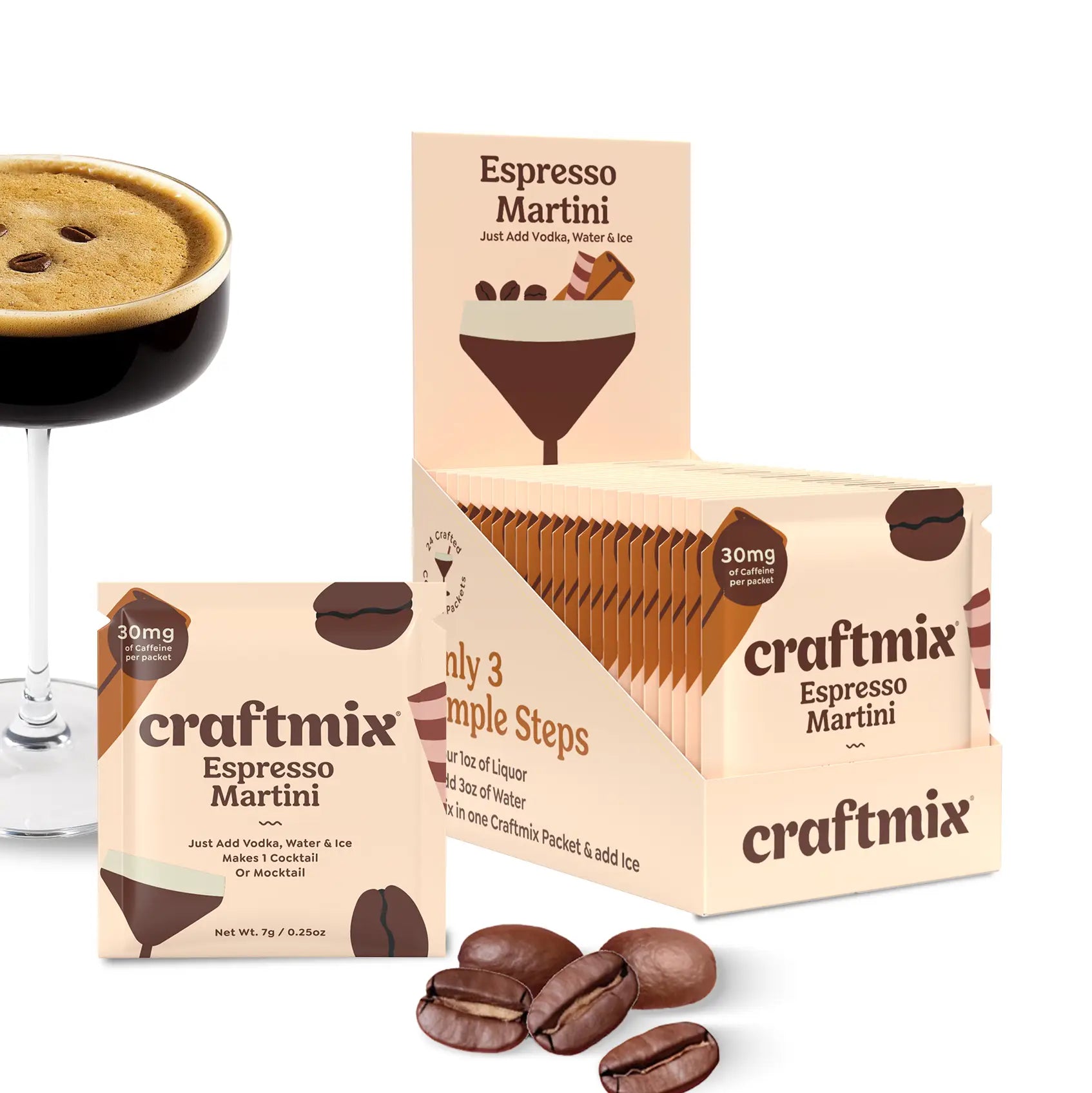 Espresso Martini Cocktail / Mocktail Mixer