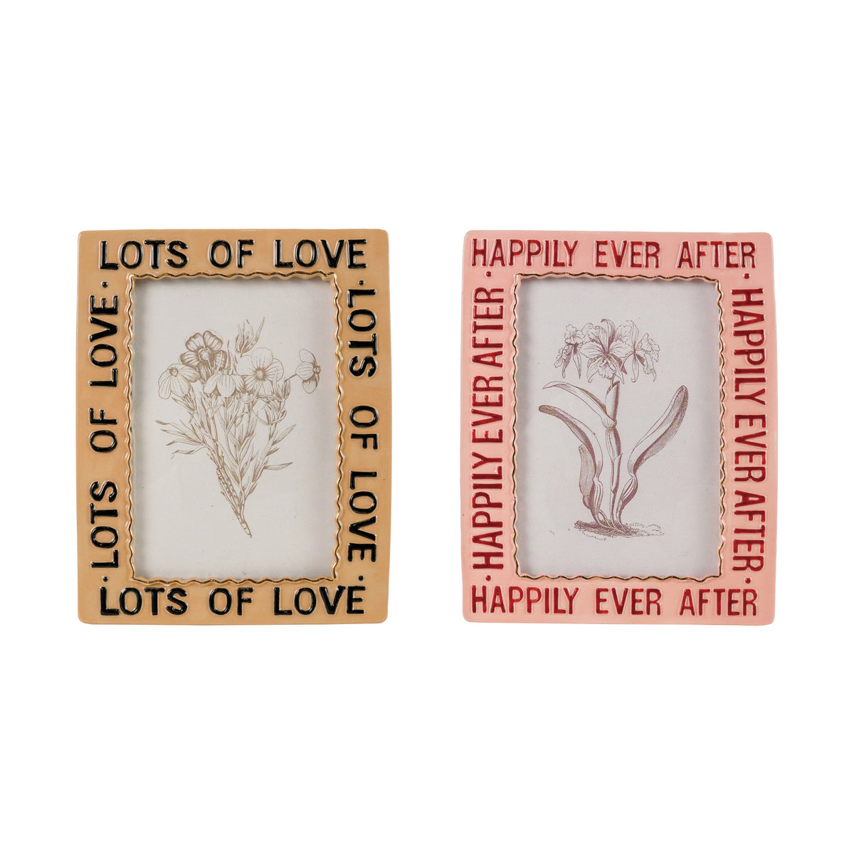 Hand-Painted Photo Frame with Saying