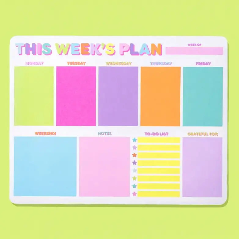 Weekly Planner - "This Week's Plan"