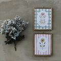 Pewter Framed Glass Wall Decor