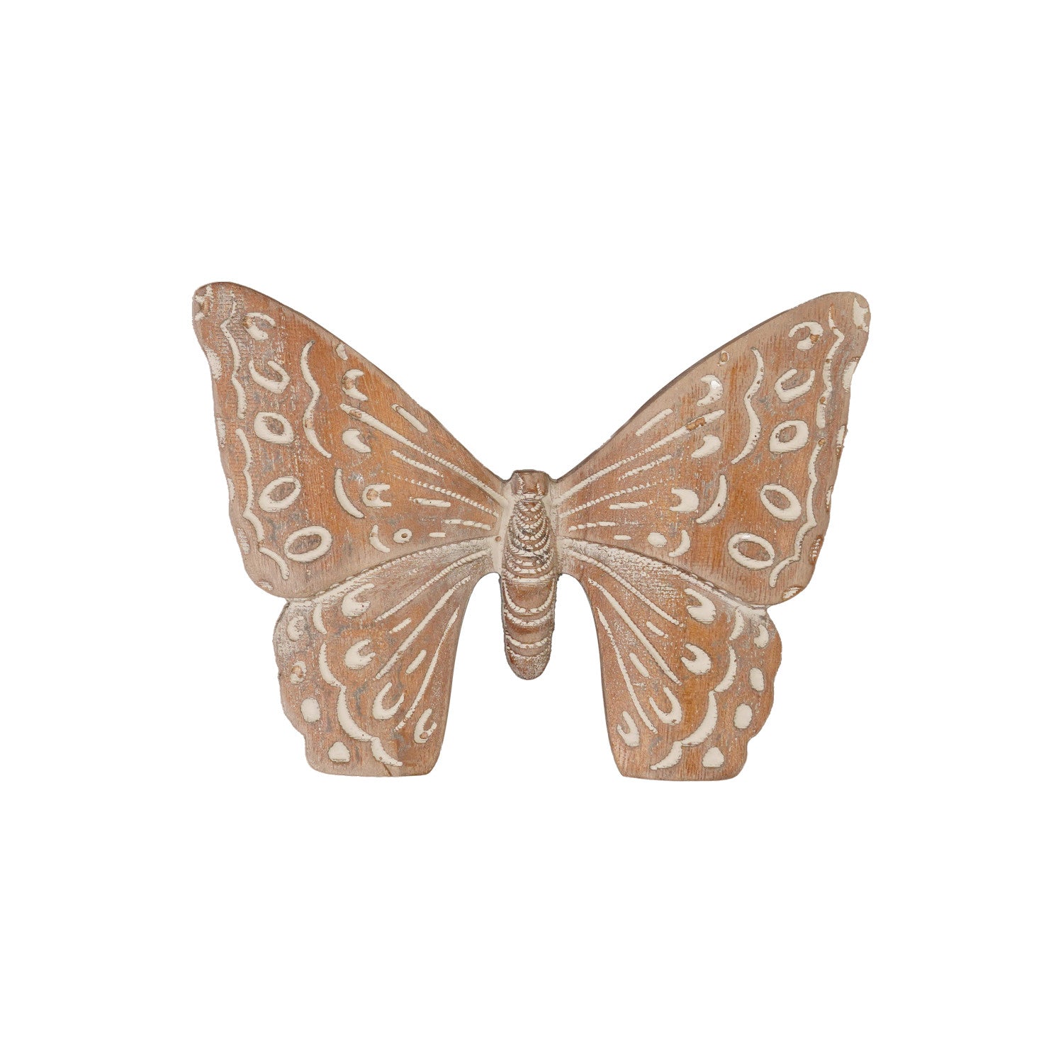 Carved Paulownia Wood 3D Butterfly Wall Decor