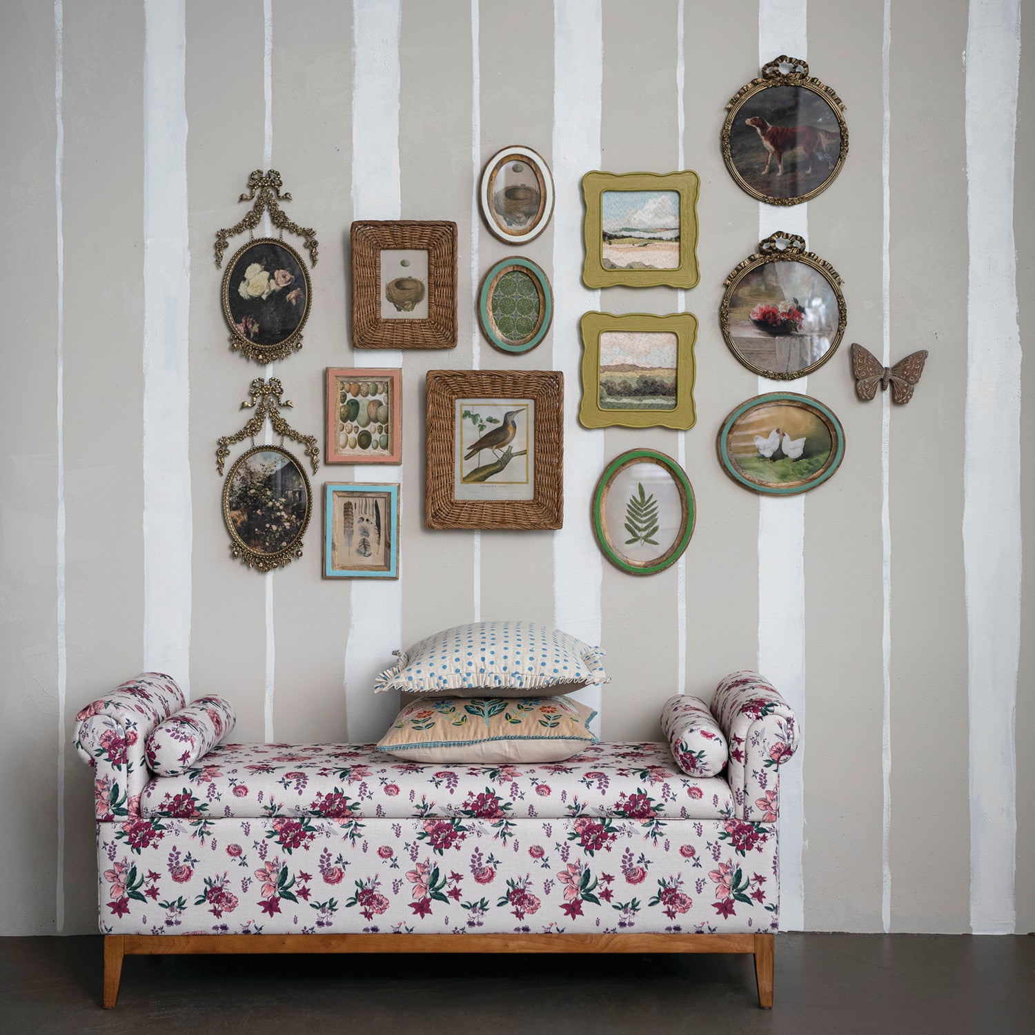 Carved Paulownia Wood 3D Butterfly Wall Decor