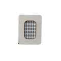 Resin Ribbed Photo Frame with Brass Inlay