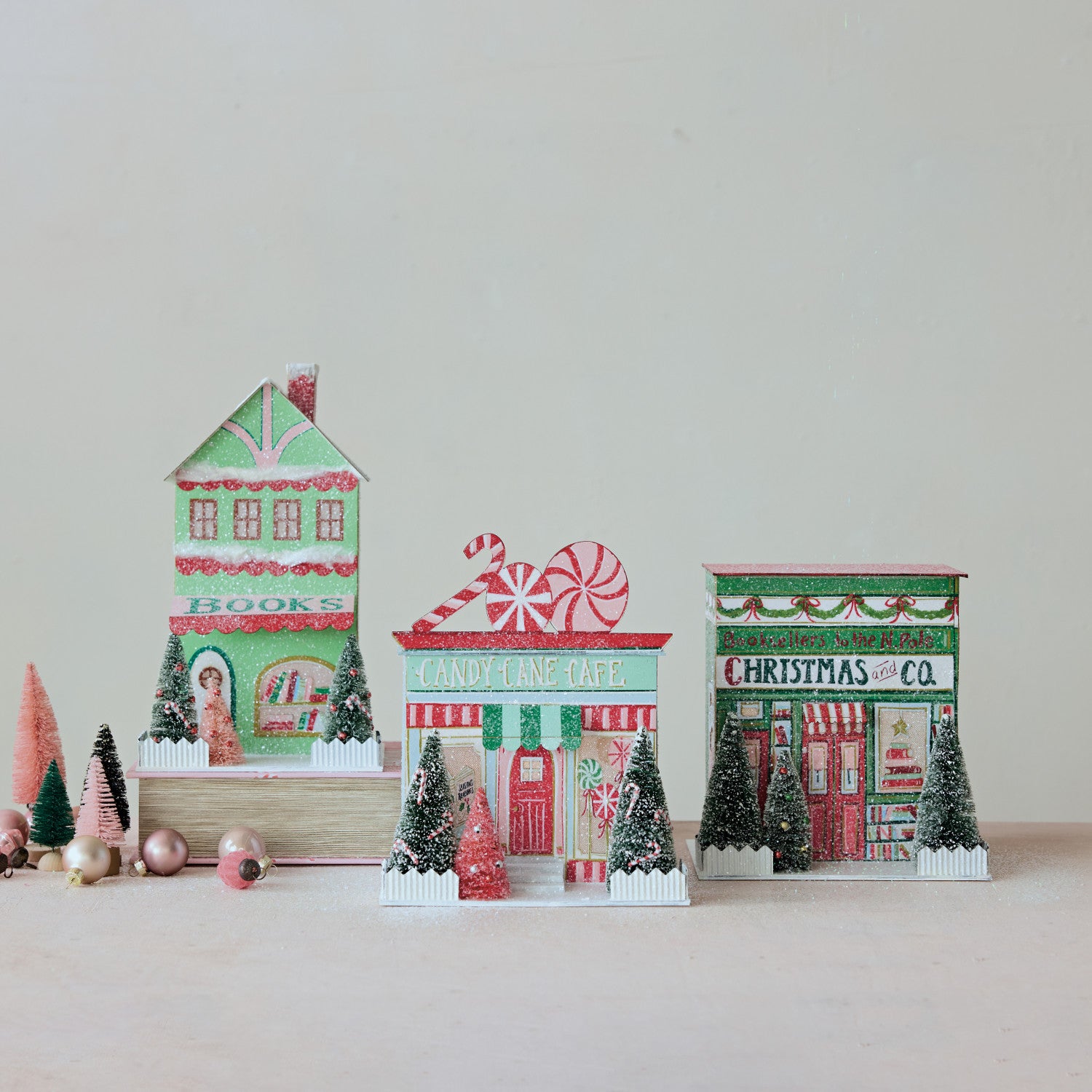 Paper Christmas Village Store
