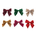 Velvet Clip-on Bow