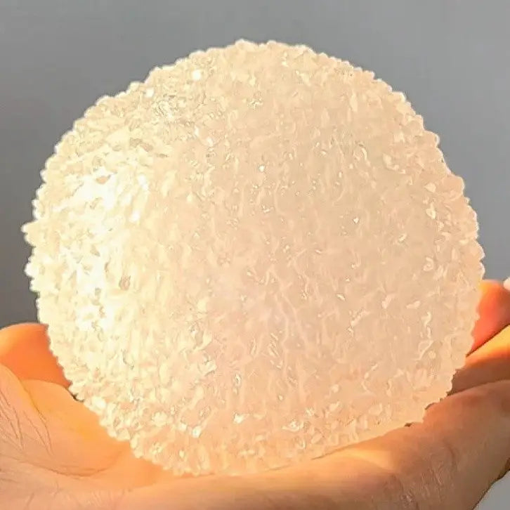 White Sugar Slush Rice Cake Stress Relief Ball Asmr Fidget Toy Sensory Kawaii Collectible Chiboki Studio