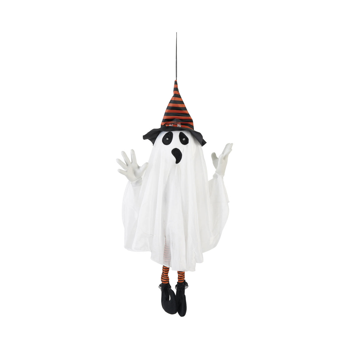 Hanging Fabric Animated Ghost with Lights