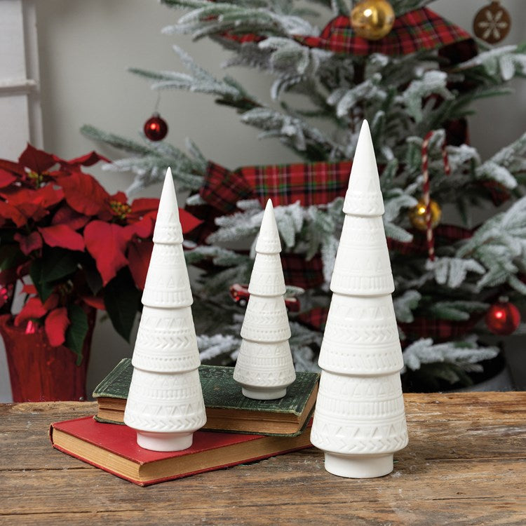 Ceramic Set of 3 Trees