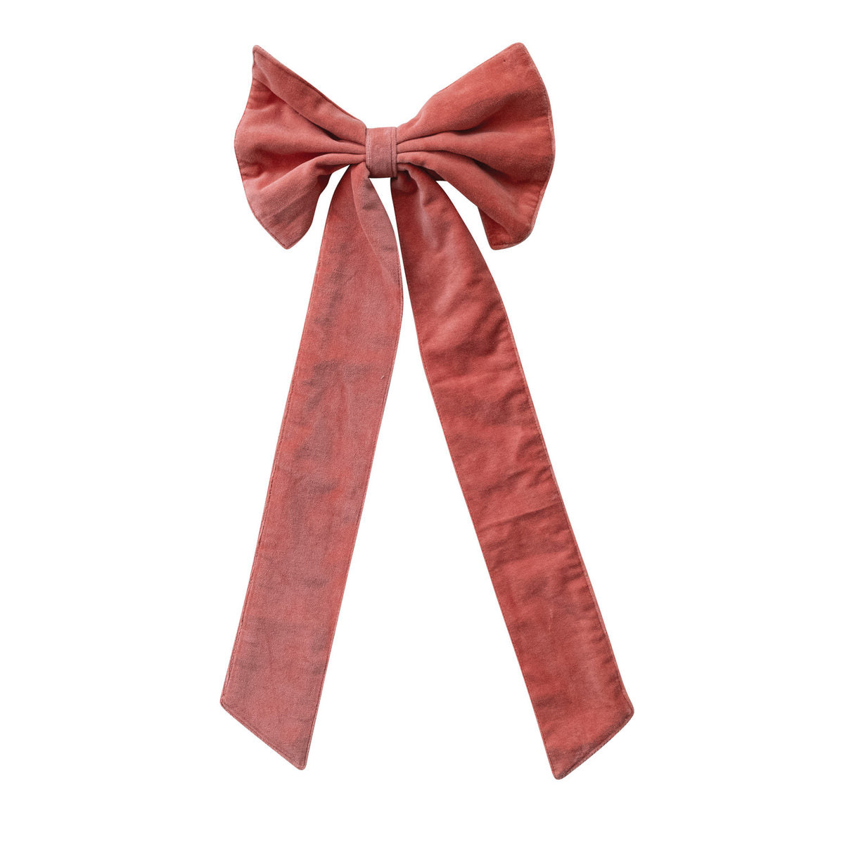 Coral Clip on Bow