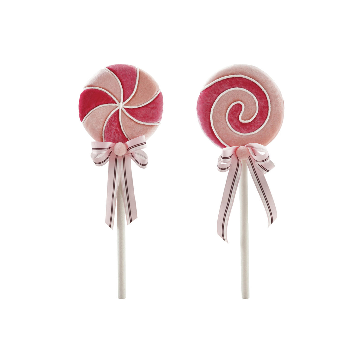 Foam & Fabric Lollipop with Bow