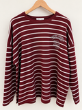 DC Maroons Logo Pocket Design Maroon Sweater