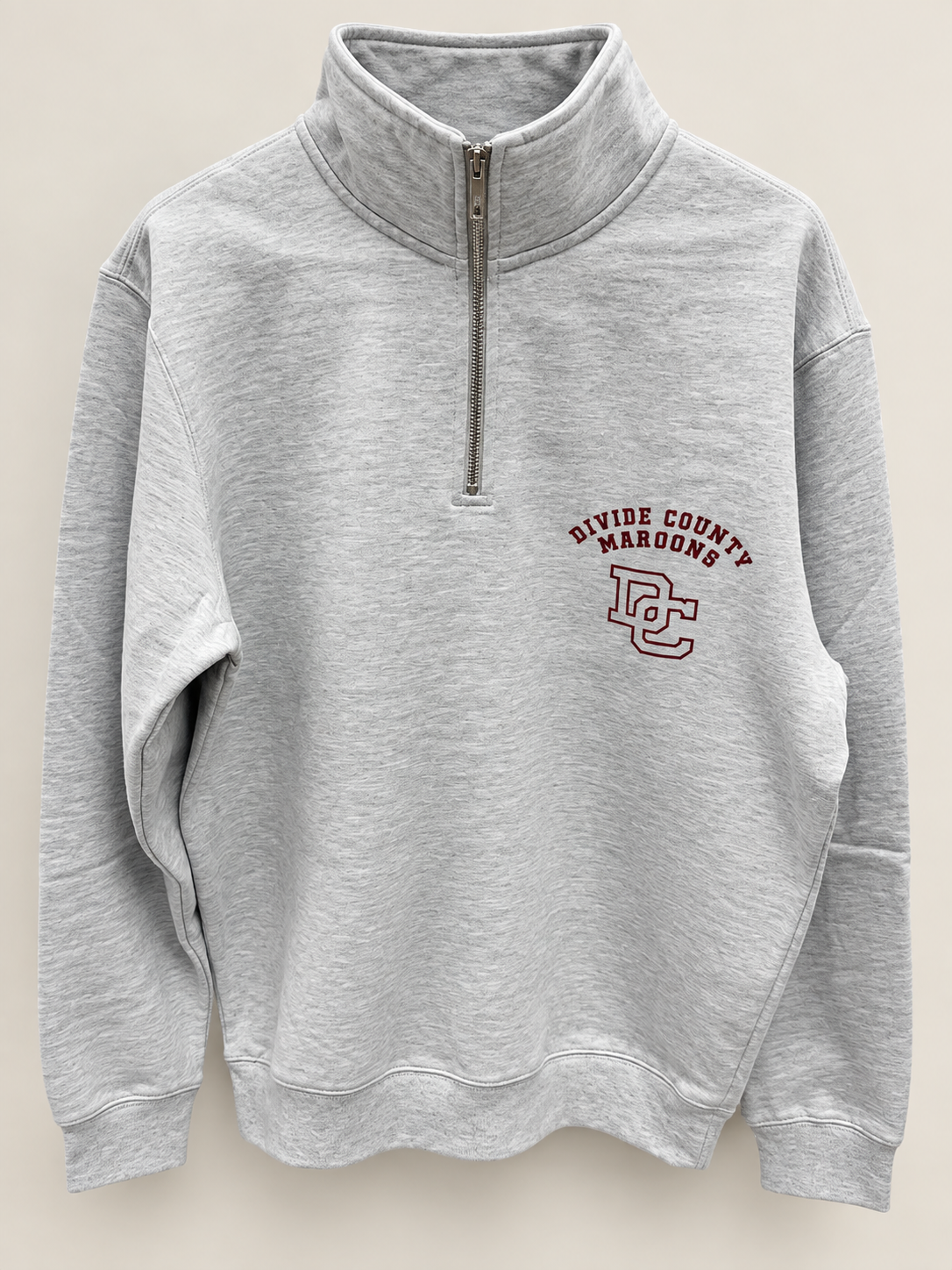 DC Maroons Zip up Maroon Pocket Design