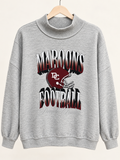 DC Maroons Grey Mock Neck