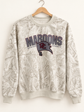 DC Maroons Camo Crewneck