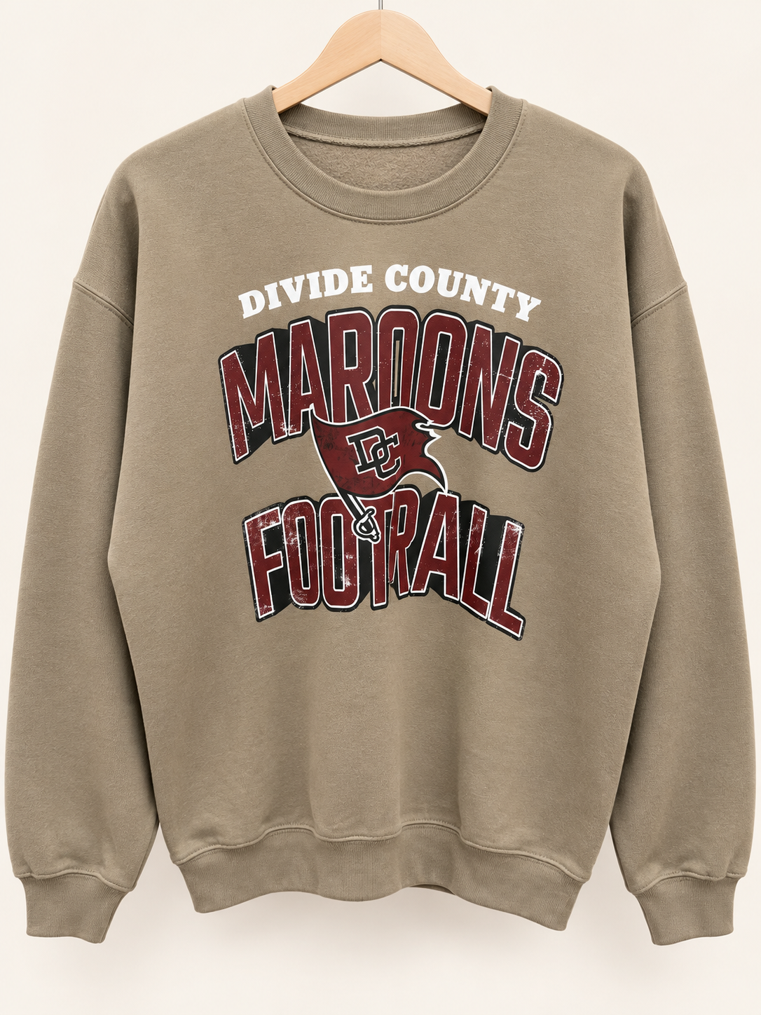 DC Maroons Gildan Crewneck