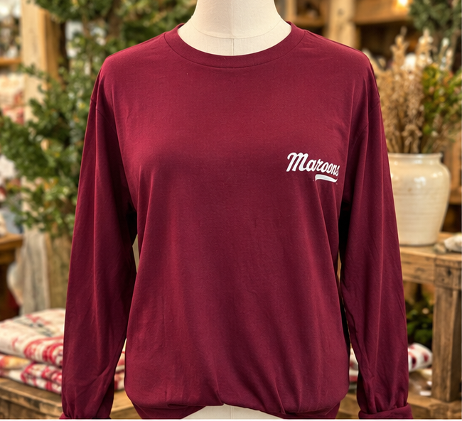 DC Maroons Bella Canvas Long Sleeve