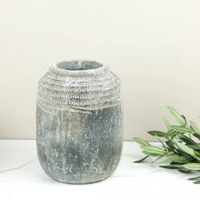 Load image into Gallery viewer, Black Boho Vase