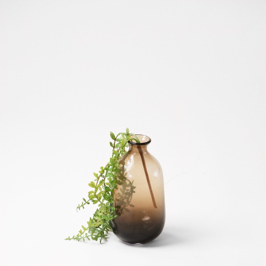 Brown Small Mouth Vase