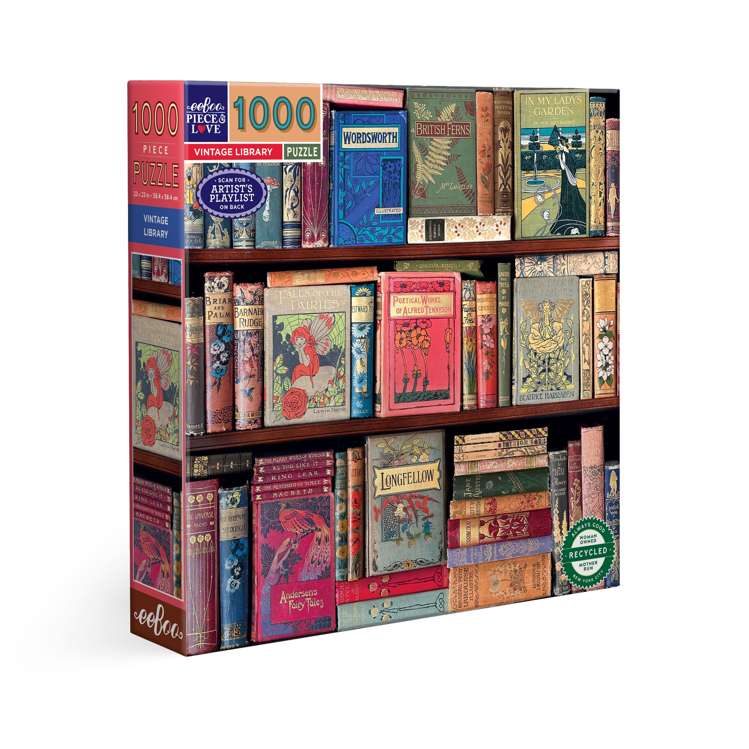 Vintage Library 1000pc Puzzle