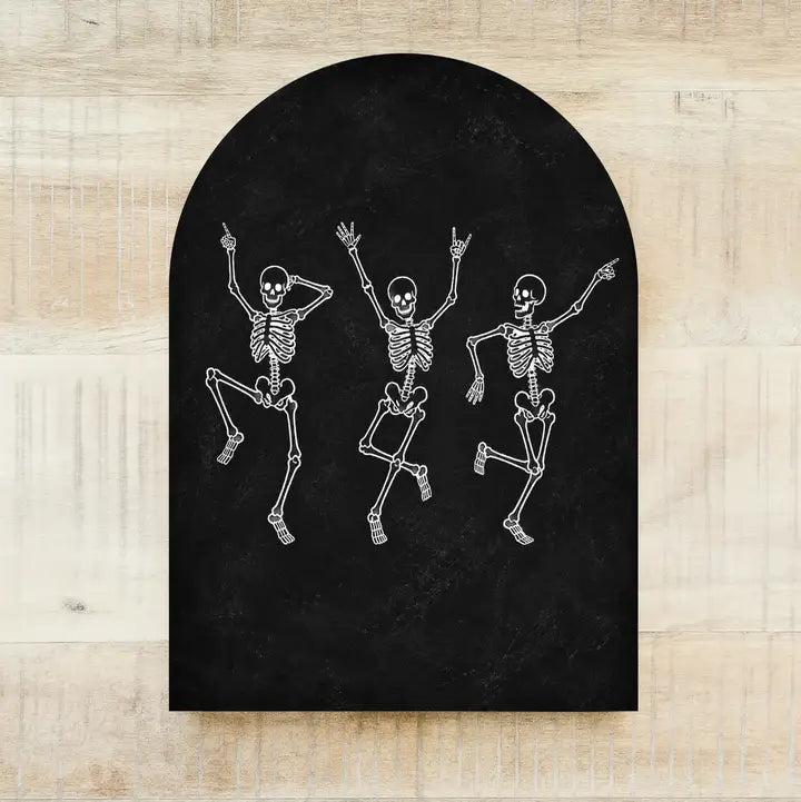 Wood Arch Skeleton Dancing