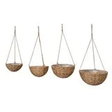 Water Hyacinth Planters w/ Hanger & Lining