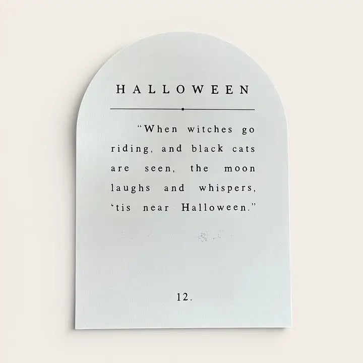 Wood Arch Halloween
