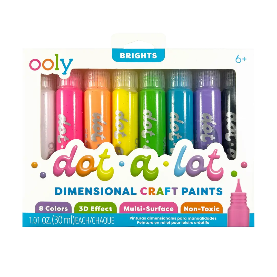 Dot-A-Lot Dimensional Craft Paint - Bright