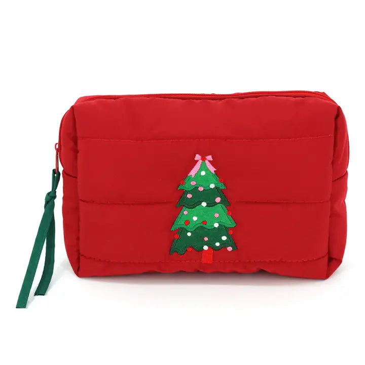 Christmas Quilted Puffer Bag