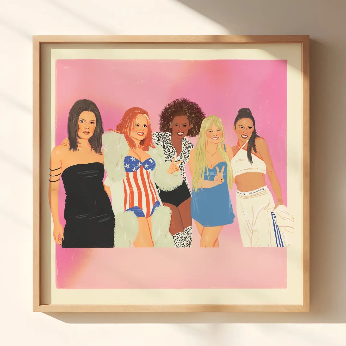 1990s Spice Girls Art Print