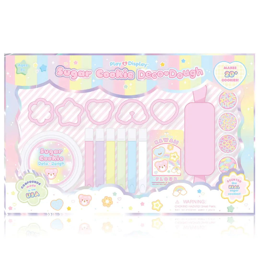 Play & Display Sugar Cookie Deco Dough Diy Craft Kit