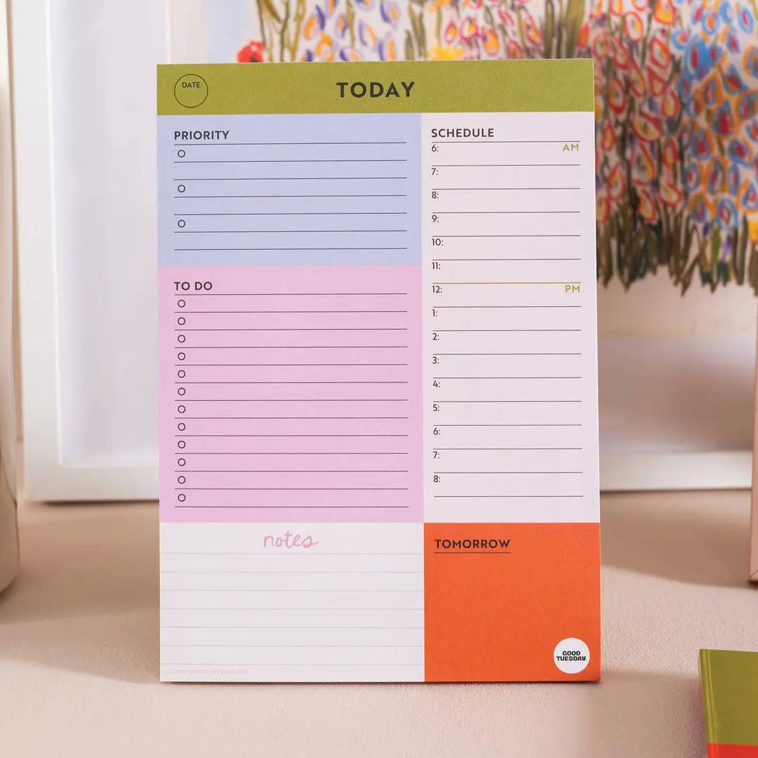 Daily Planner Pad Block My Life