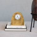 Arched Metal Mantel Clock