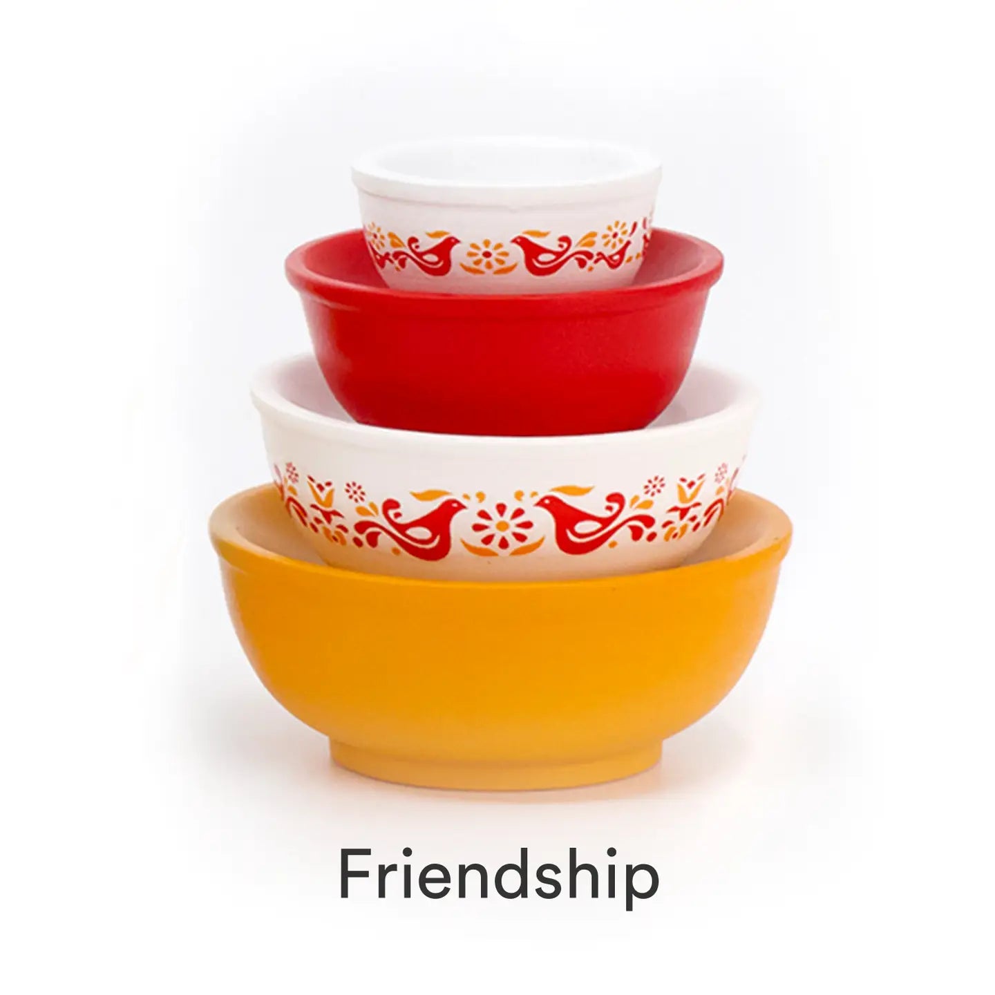 Mini Pyrex-Inspired Mixing Bowls