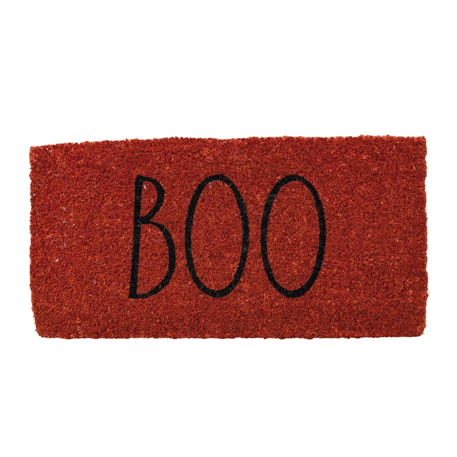 Natural Coir Doormat "BOO"